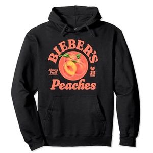 Justin Bieber "Bieber's Peaches" Black Hoodie